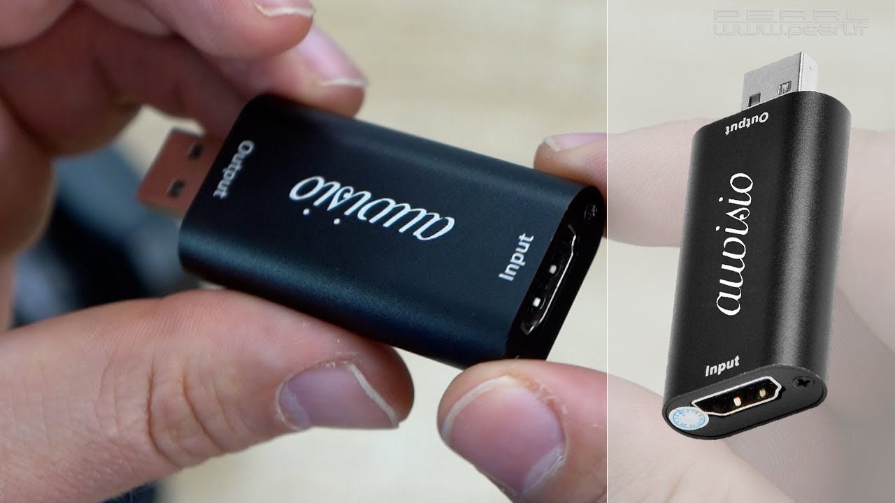 Clé acquisition capture vidéo convertisseur vidéo HDMI vers USB AUVISIO [PEARLTV.FR]