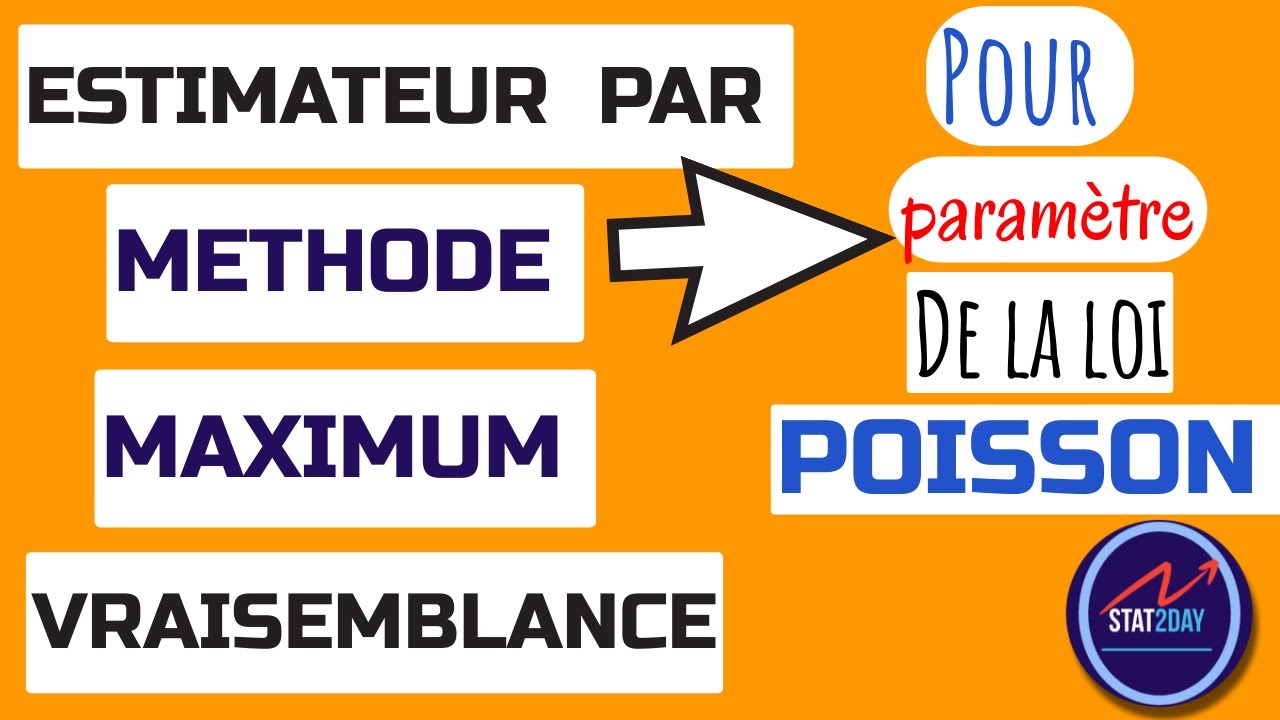 Comment déterminer UN ESTIMATEUR par METHODE MAXIMUM de VRAISEMBLANCE pour le paramètre loi POISSON?