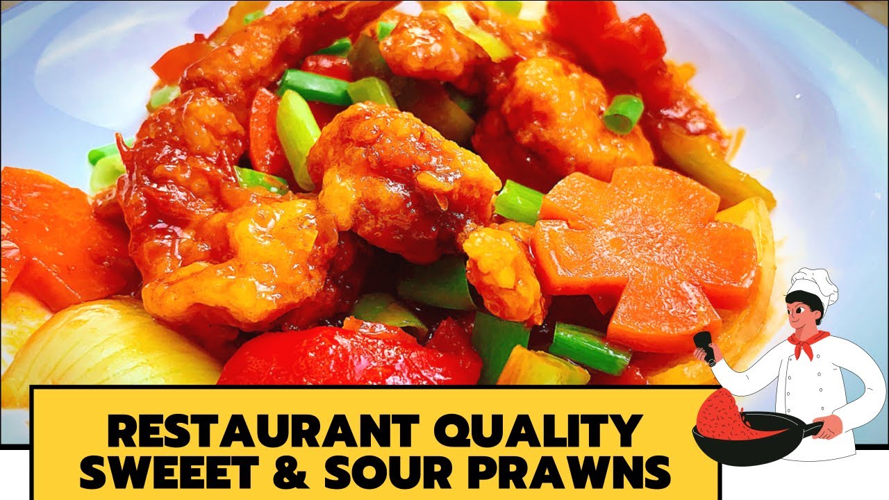 Make restaurant quality Chinese sweet and sour prawns with this easy recipe | Sweet & Sour Recipes
