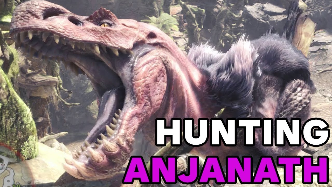 Monster Hunter World Gameplay: Hunting an Anjanath