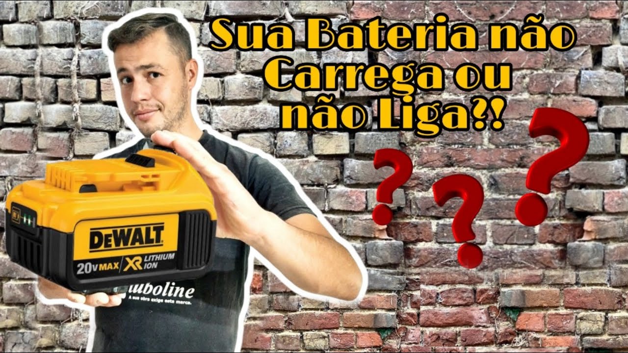 Testes de como achar o defeito da Bateria| DEWALT, MAKITA...