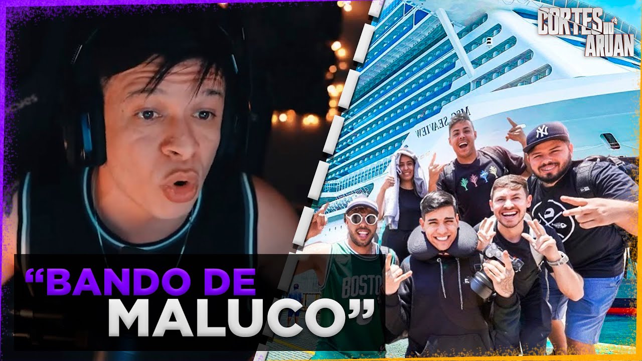 ARUAN REAGE A VIAGEM COM MEUS AMIGOS EM UM CRUZEIRO (RENATO GARCIA) - Cortes do Aruan