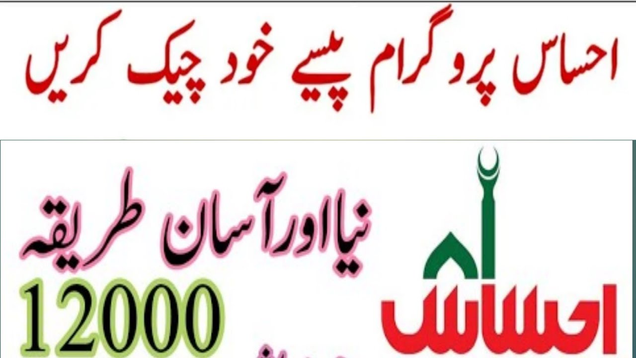 How to check online payment Ehsaas program || Ehsaas emergency cash program😂Ehsaas Program Rs12000