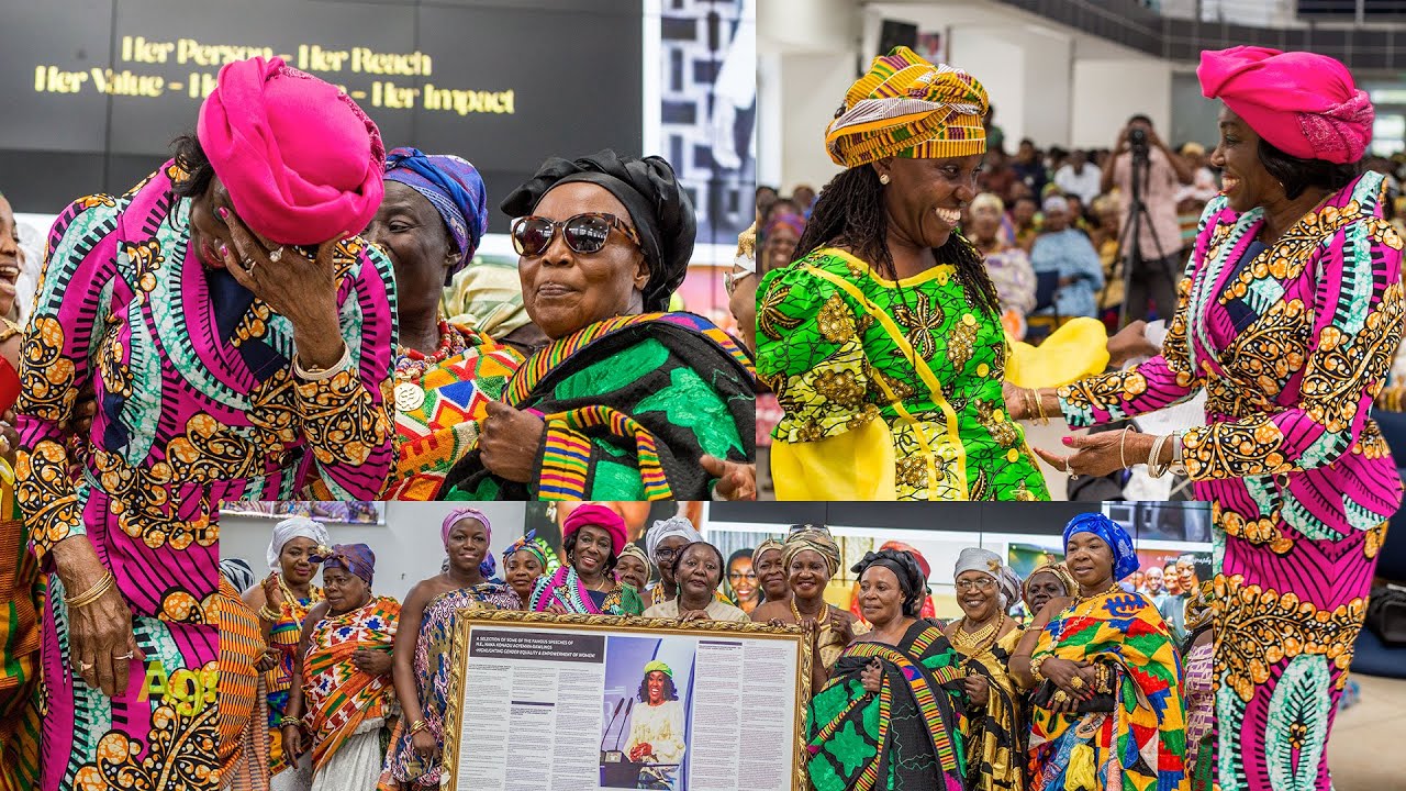 Emotional moment it was when Nana Konadu Agyeman-Rawlings was beautifully honored.