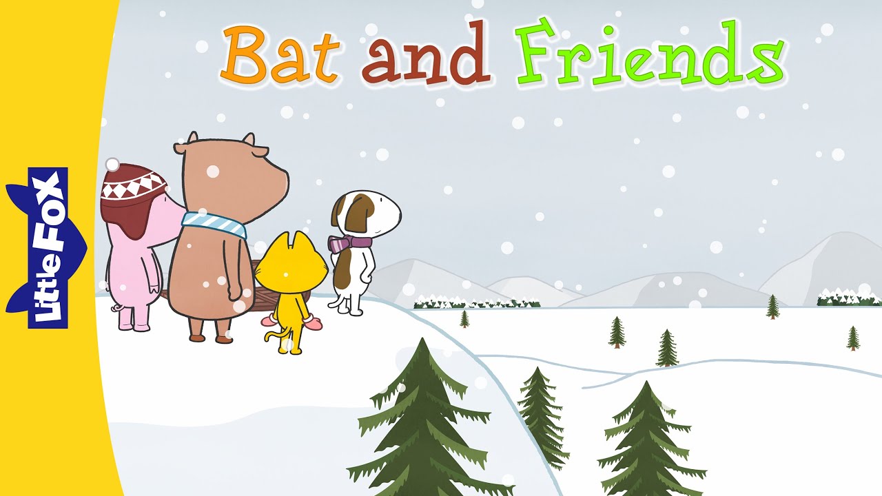Cat Falls In the Well | Fun in Snow | Sled | Snowball | Snowman | Animal Friends | Little Fox