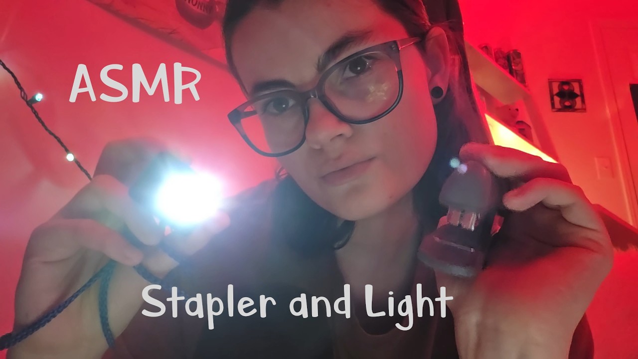 ASMR | Fast Stapler and Light Photoshoot for Sleep 😴😴