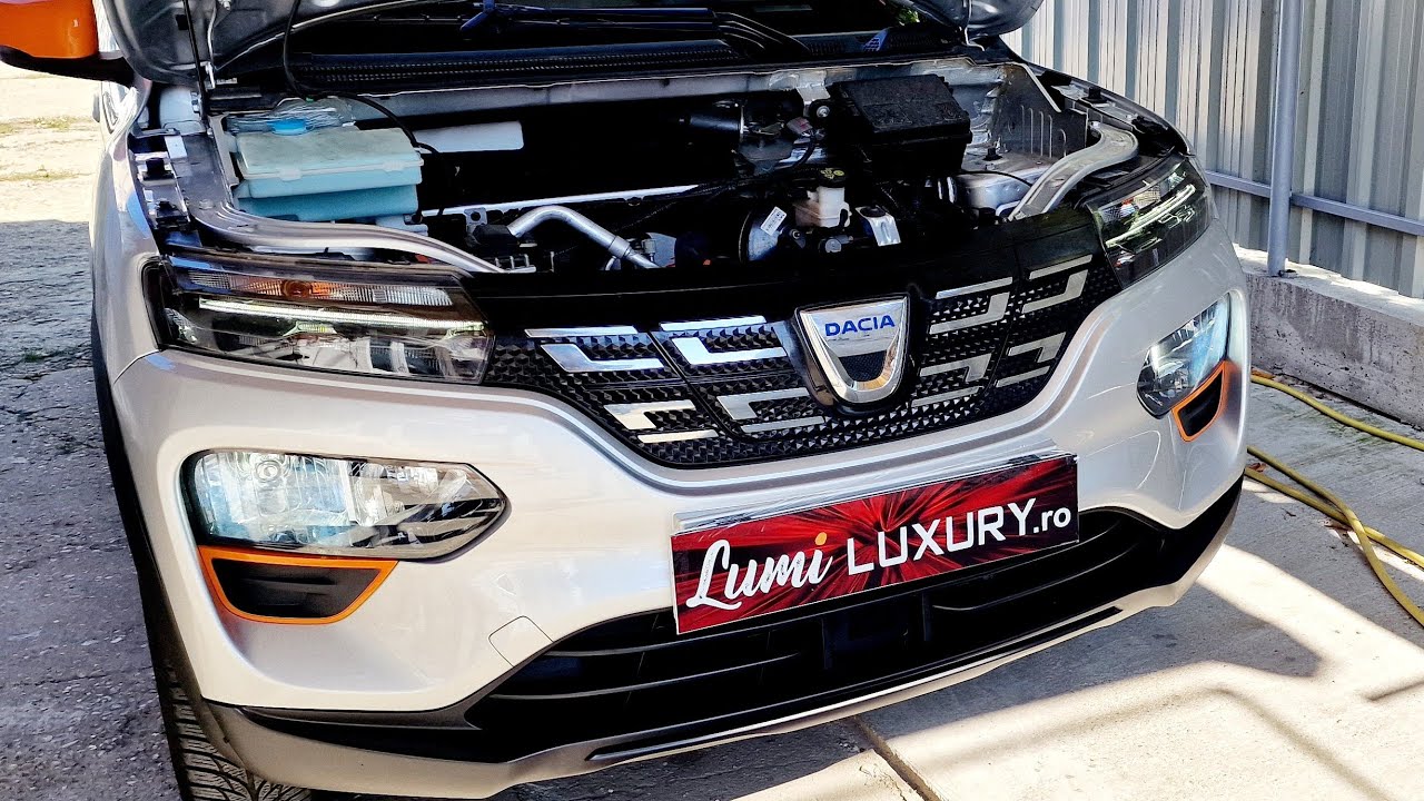 Prezentare becuri LED h7 de dimensiuni asemanatoare becurilor cu halogen montate pe Dacia Spring