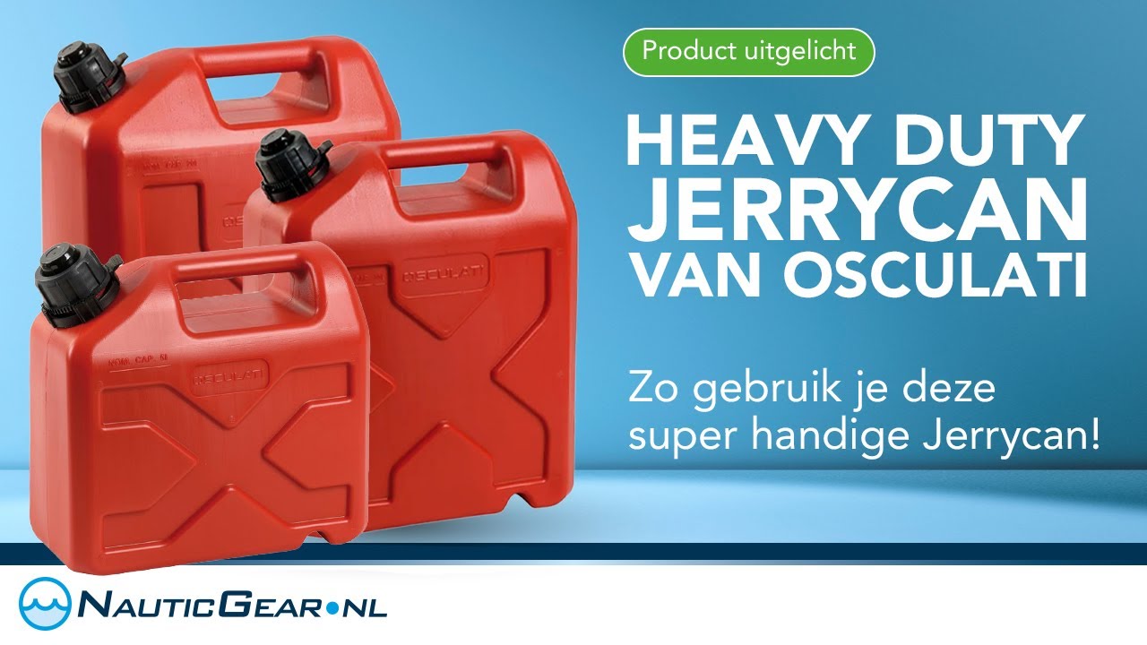 Nieuwe Osculati Heavy Duty Jerrycans | Sterker, Veiliger en Slimmer!