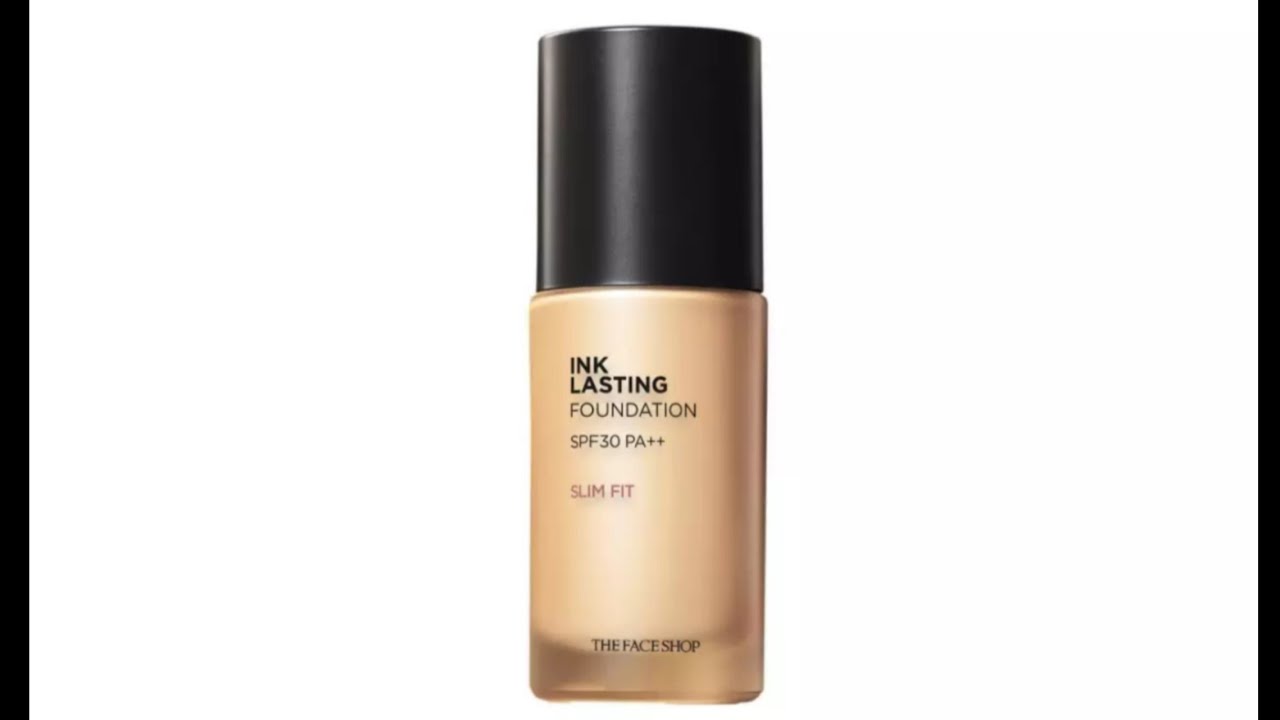 THE FACE SHOP Ink Lasting Foundation Slim Fit (N203 & V203)