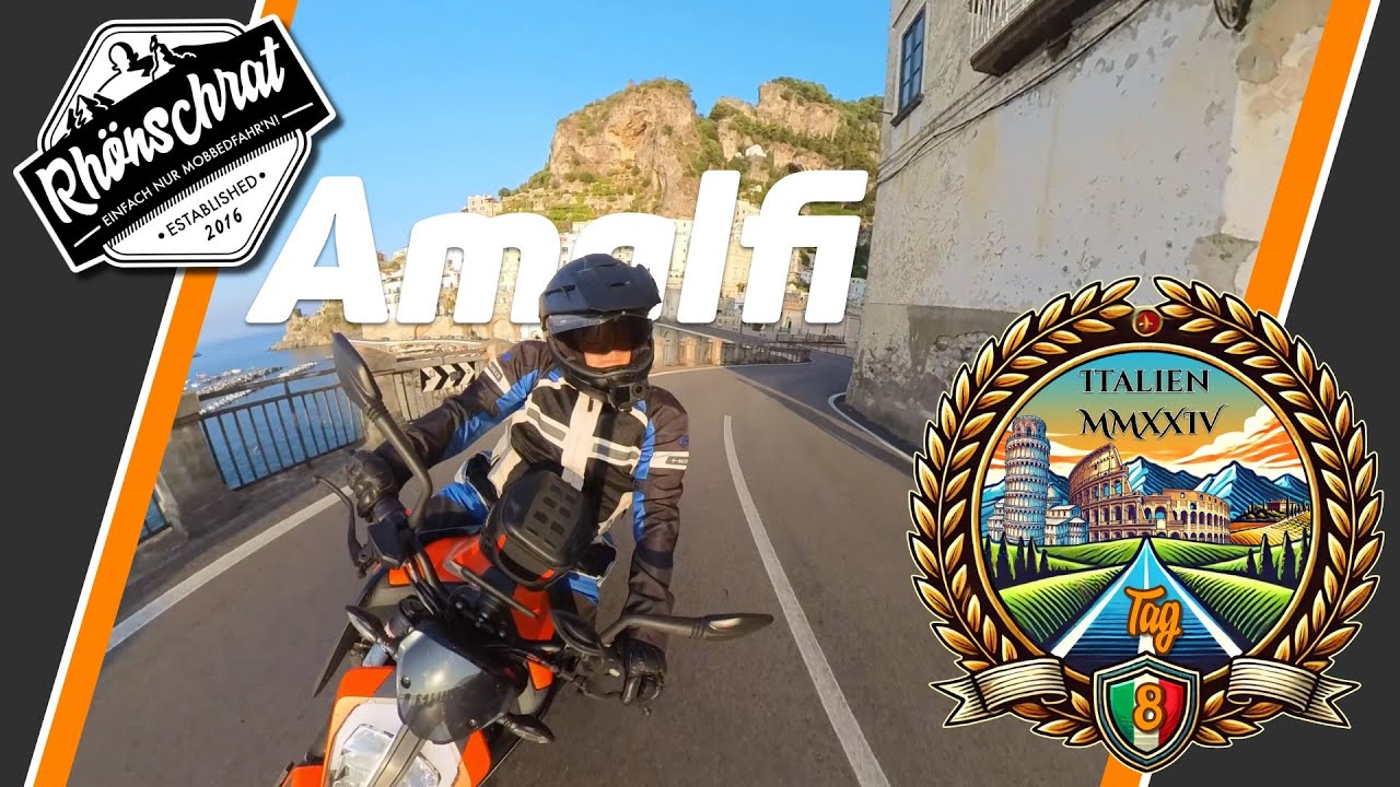 Amalfi Küste und Vesuv | Motorradtour Italien 2024 | Tag 8 | №389