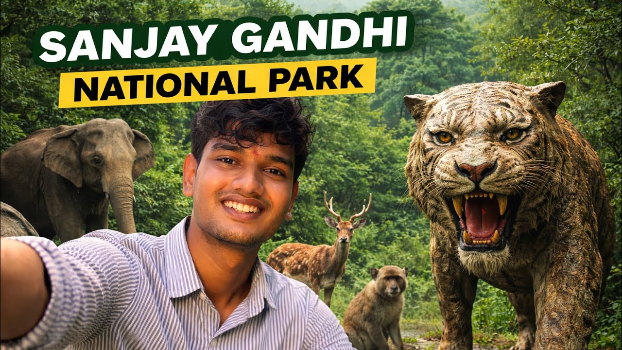 Mumbai Ke Beech Jungle 😱 | Sanjay Gandhi National Park Vlog 🐅🌿 #sanjaygandhinationalpark #vlog g