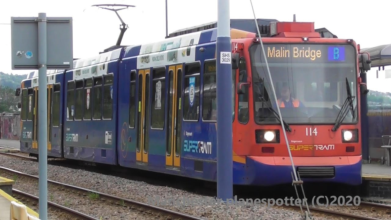 (HD) Sheffield Super Trams At Sheffield Midland Station On The 18/07/2020