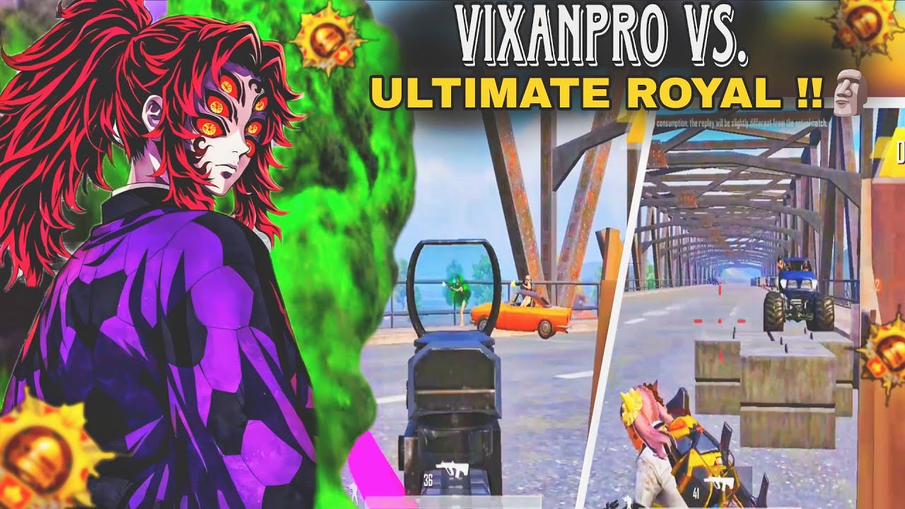 VixaNPro Playing Toughest Lobby [ ULTIMATE ROYAL ] 🔥🔥 1 vs 4 Intense Clutches in BGMI