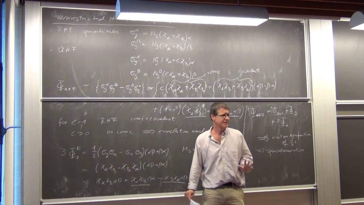 CompChem: Correlation: 23. Spin Contamination in Unrestricted Calculations