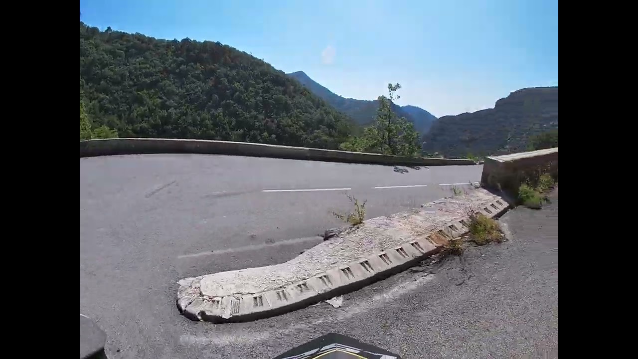 l'escarene, a famous French cycling road and perfect for moto tours