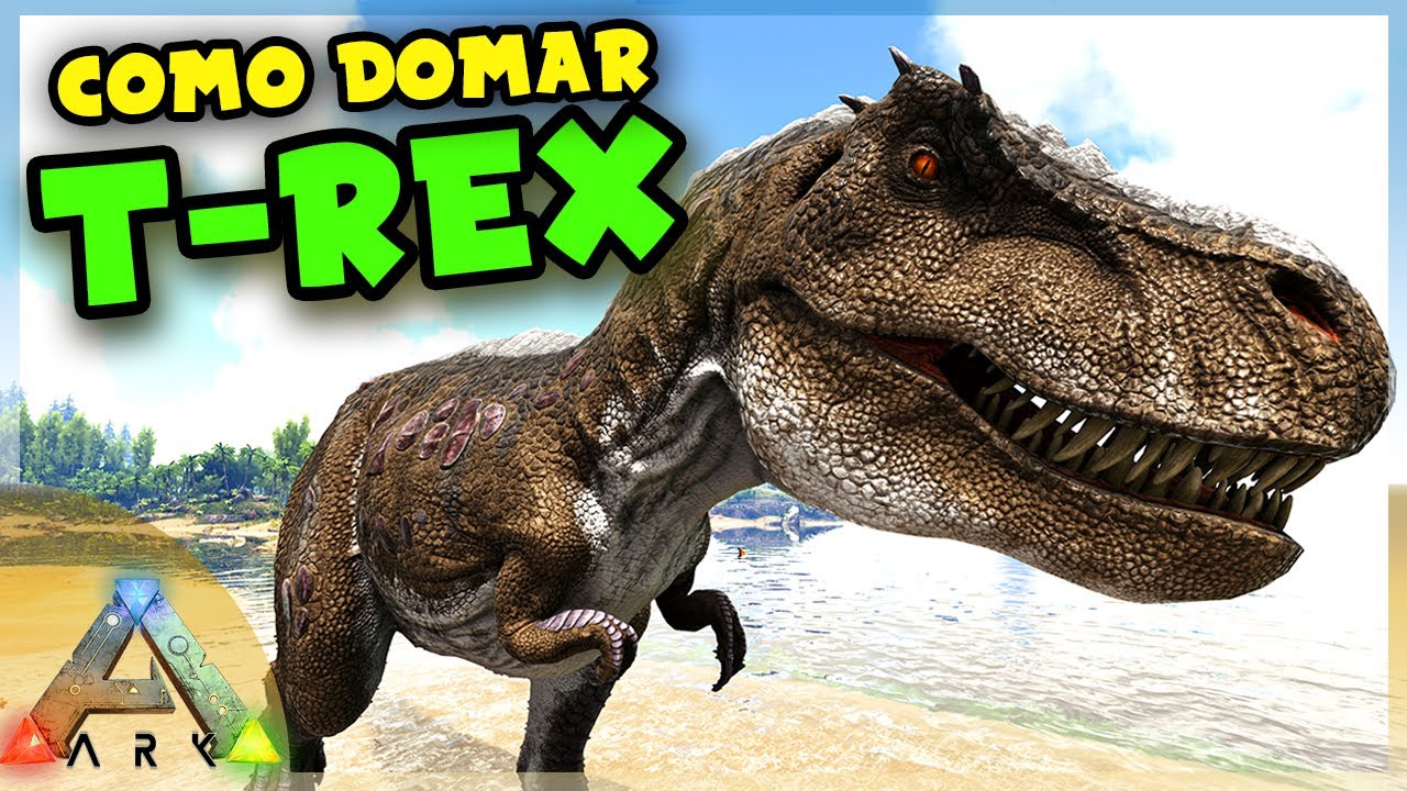 Como Domar T-REX! (SOZINHO) ARK: SURVIVAL EVOLVED