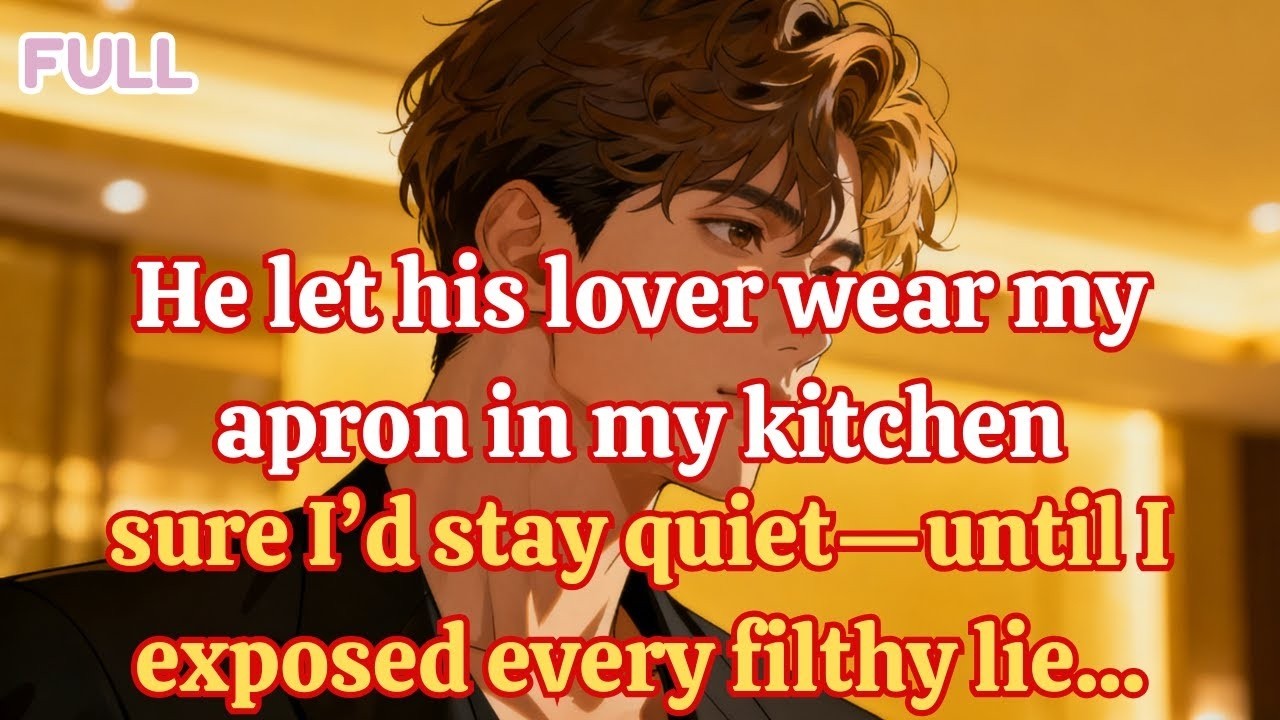 He let his lover wear my apron in my kitchen, sure I’d stay quiet—until I exposed every filthy lie