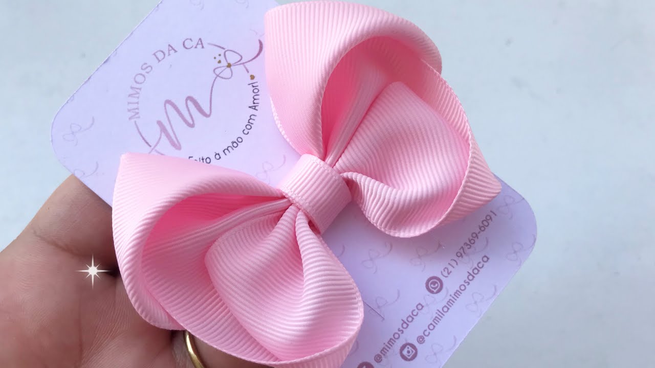 LAÇO FÁCIL PARA INICIANTES🎀MÕNO - DIY