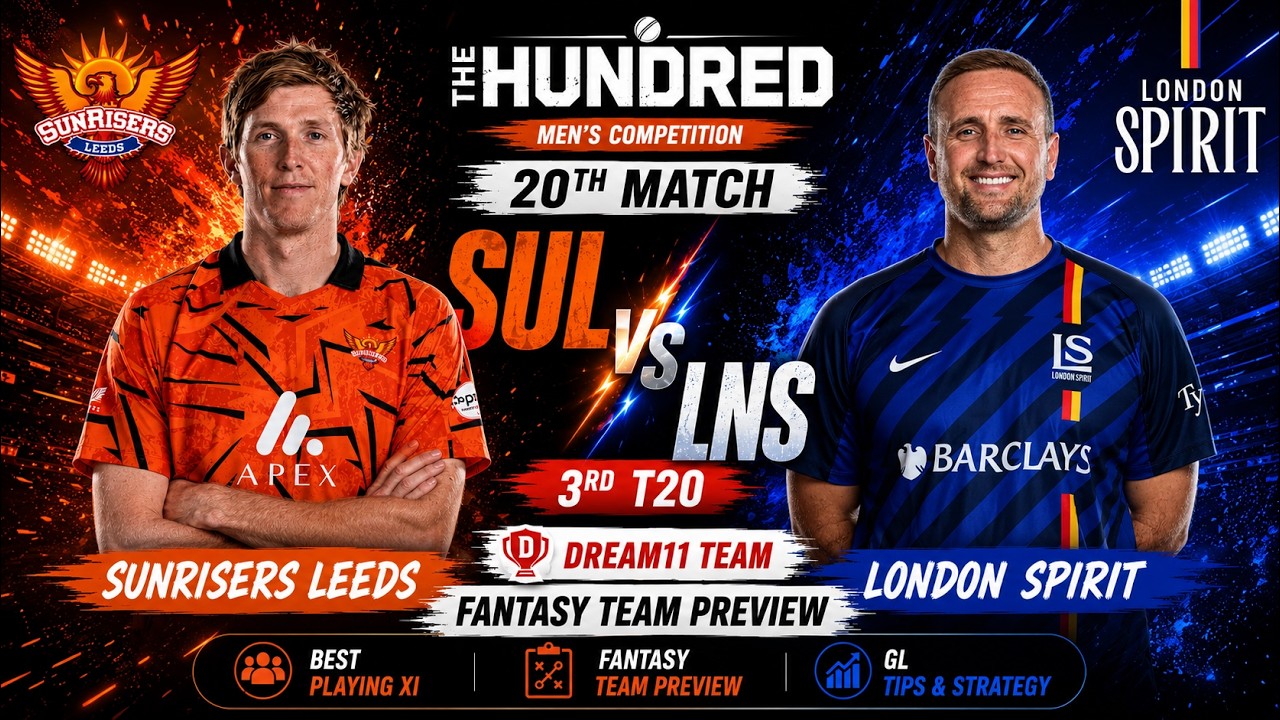 SUL vs LNS Dream11 Team🏏 Today Match Prediction 🔥 | sul vs lns Dream11 | Fantasy Tips
