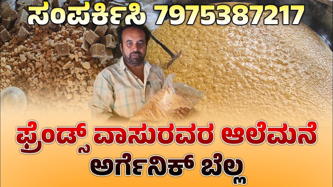 ಫ್ರೆಂಡ್ಸ್ ವಾಸುರವರ ಆಲೆಮನೆ ಅರ್ಗೆನಿಕ್ ಬೆಲ್ಲ | Vastu Tips | Friends Vasu | Akhanda Vastu
