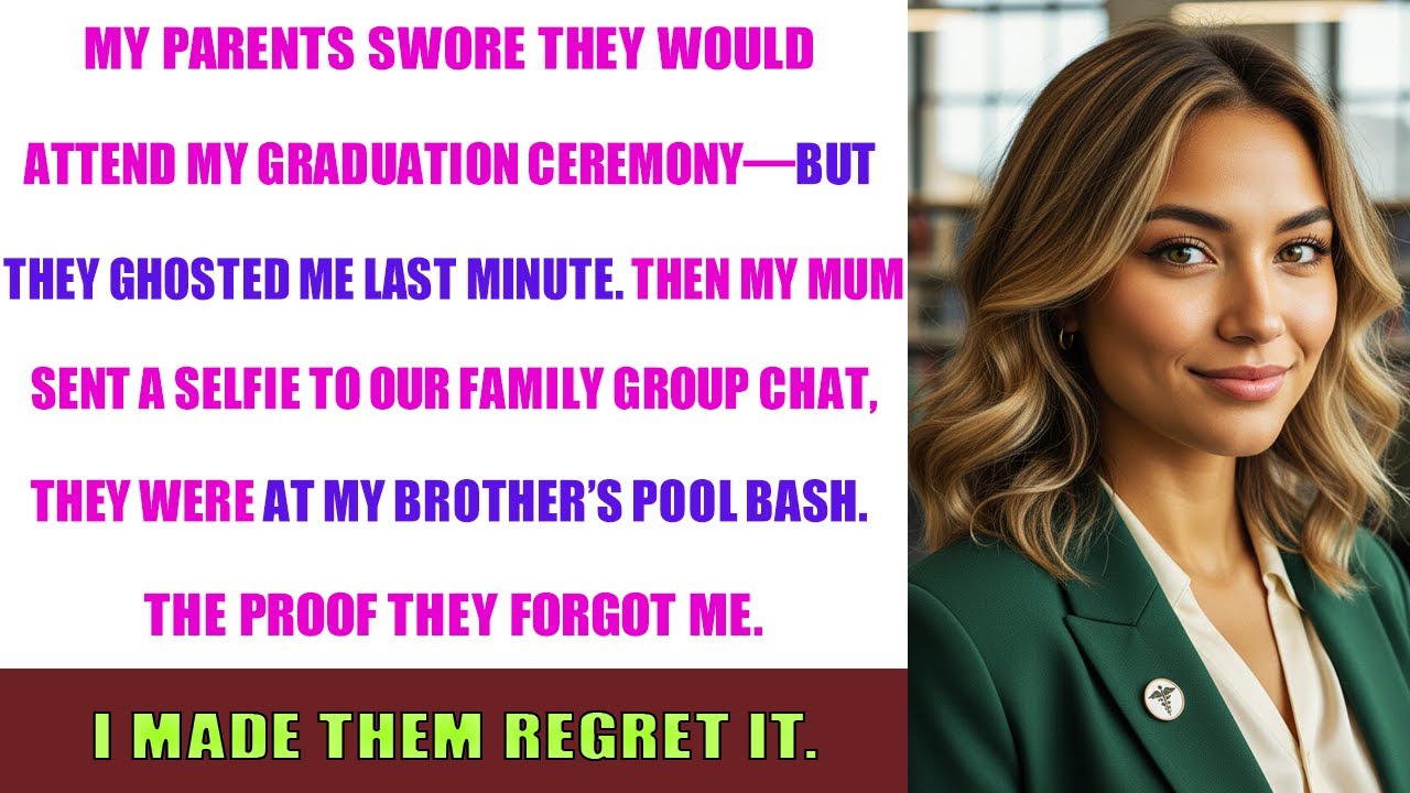 My Parents Promised To Attend My Graduation But Ghosted Me For A Lavish Pool Party At My Brother's