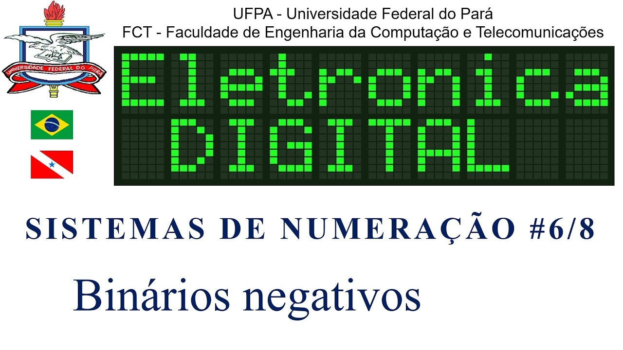 Bin&aacute;rios negativos - Sistemas de numera&ccedil;&atilde;o #6/8 &ndash; Eletr&ocirc;nica Digital