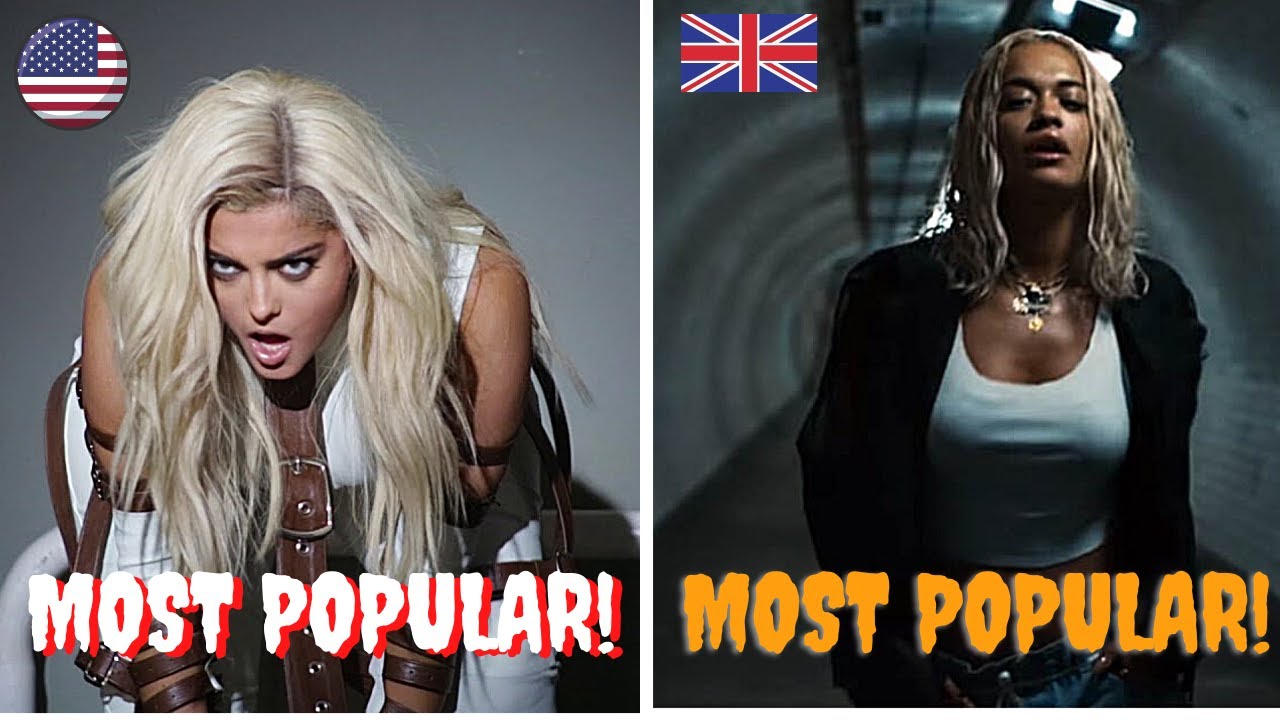 Most Popular Song By American Singers VS British Singers!
