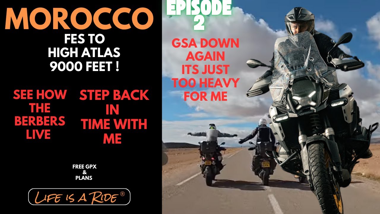 Riding Morocco’s Most Dangerous Roads | Fes to the High Atlas Mountains