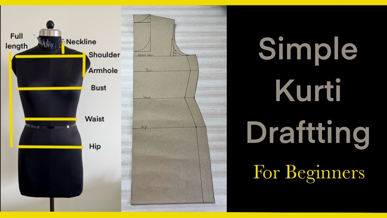 Kurti cutting | How to make a Simple Kurti ✅ | Kurti Cutting Full Tutorial @yourfirstdesign