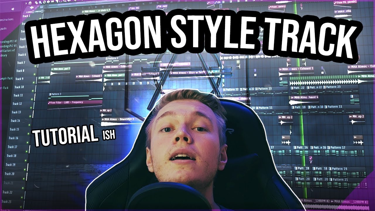 How to make a HEXAGON style track [Free FLP]
