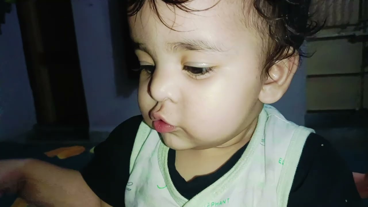  baby Shreeji ne ki pahli baar pdai