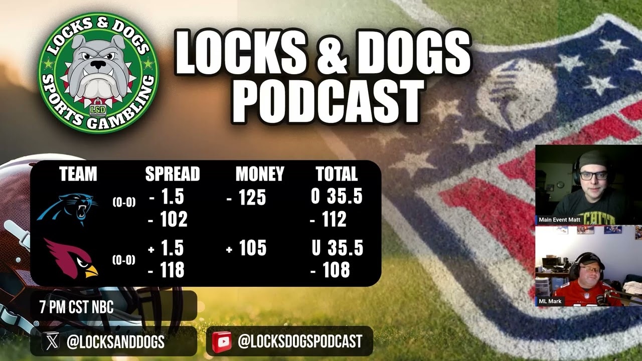 Carolina Panthers at Arizona Cardinals Picks | 2026 NFL Hall of Fame Game | Locks & Dogs Podcast