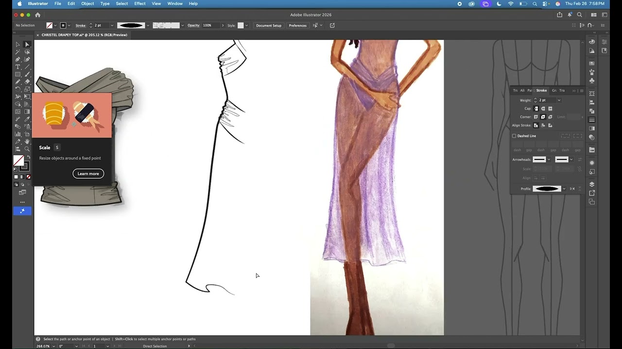AI  DRAPEY DRESS 1