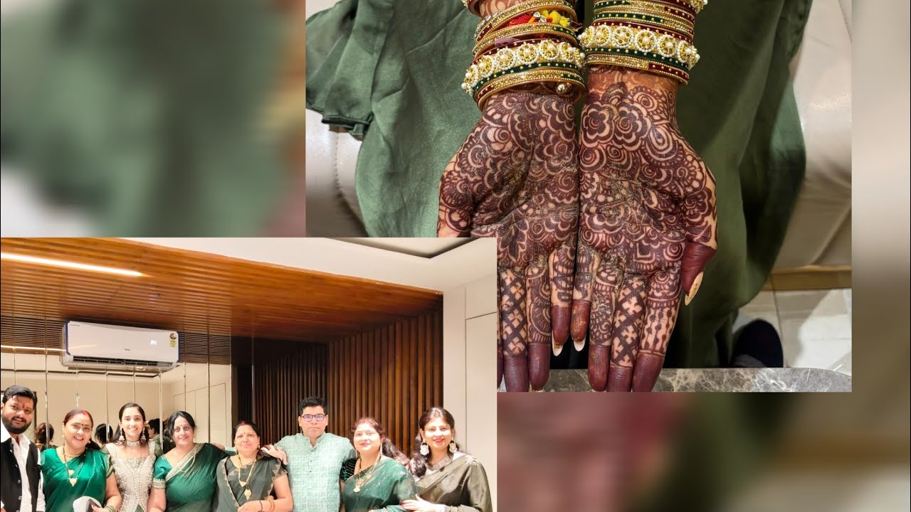 मेहंदी की रात और घर का स्वाद | My Mehendi Vlog & Special Food#viralvideo #trending पार्ट 1 