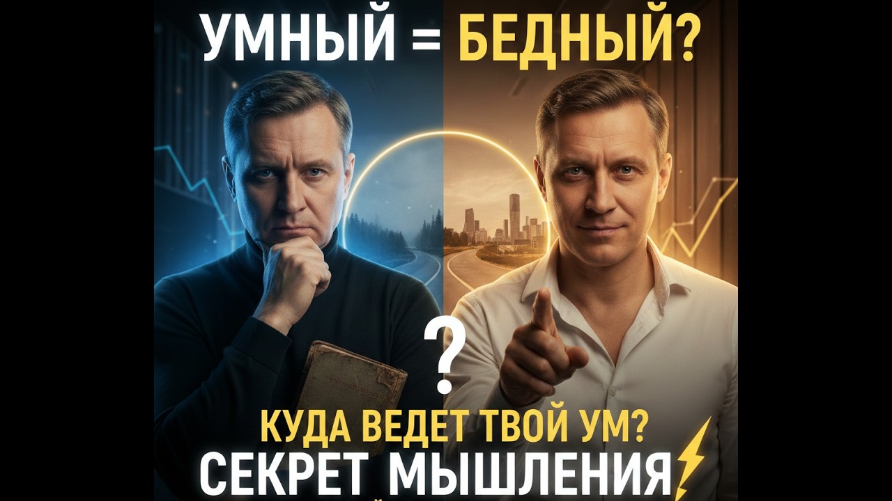 «Почему УМНЫЕ всегда БЕДНЫЕ? Жесткая правда об успехе» I Oll