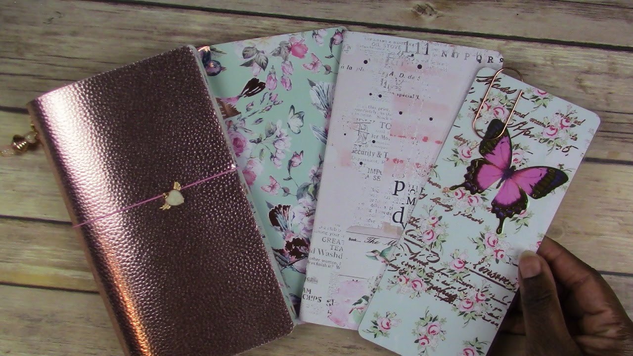 DIY Midori-inspired Traveler's Notebook Making Inserts