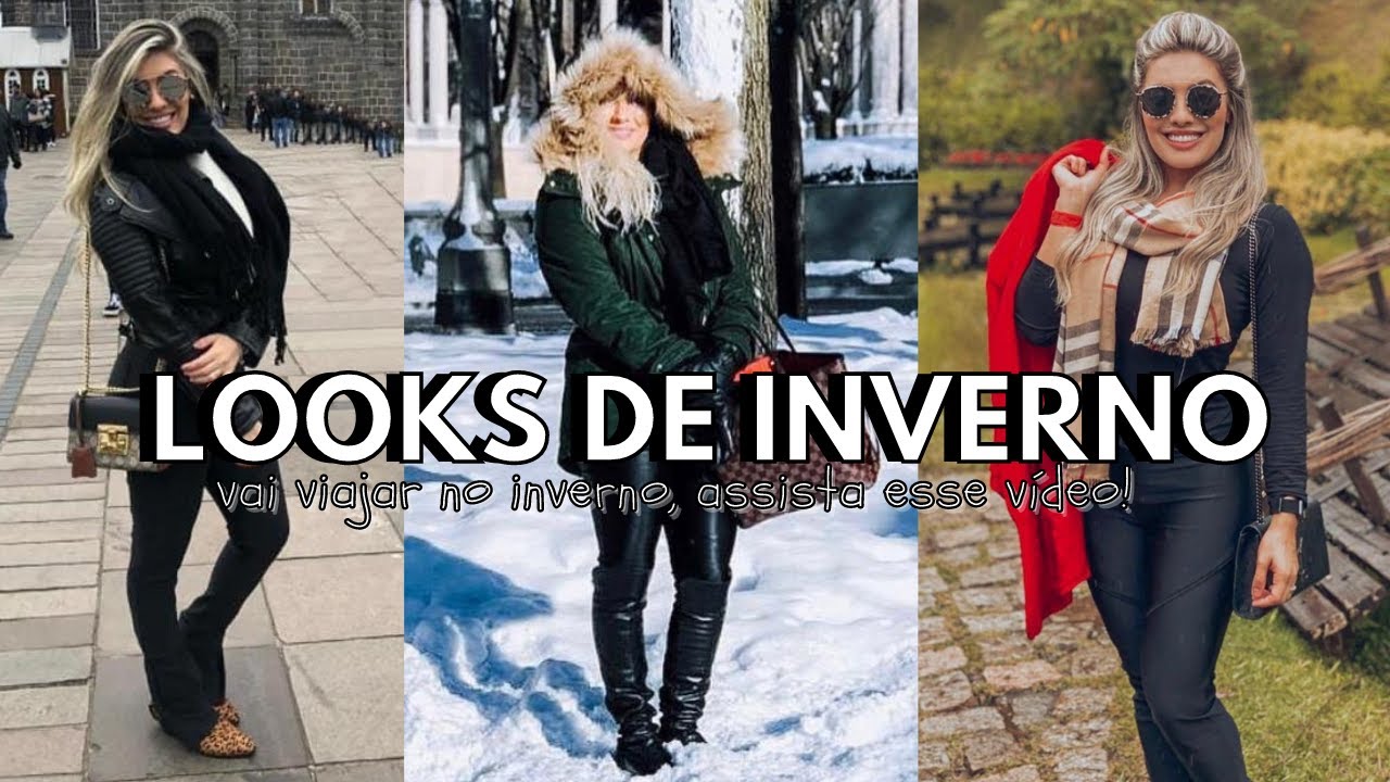 LOOKS DE INVERNO, ideias de looks para viajar no inverno