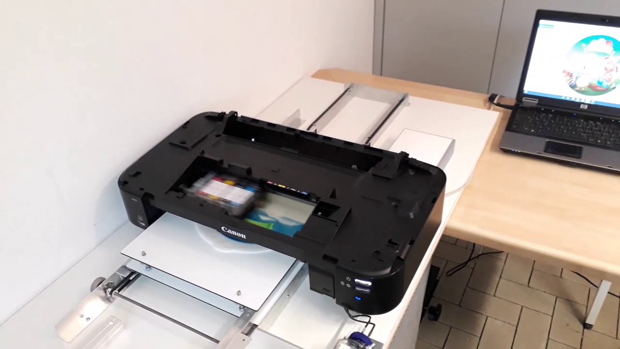 Canon PIXMA iX6850 als Direktdrucker - Canon PIXMA DTG / Edible Ink Printer
