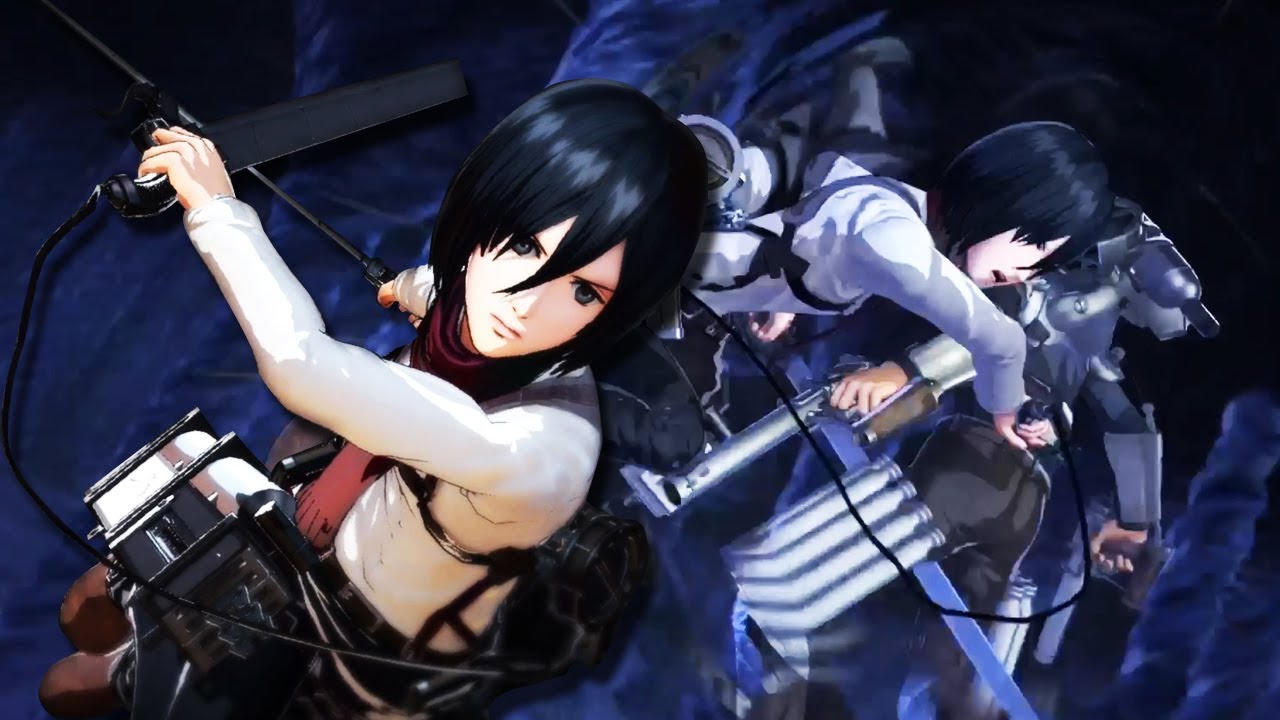 Attack on Titan 2 Final Battle Mikasa vs Kenny Ultimate Perfected Gear 99+* Nightmare Mode (1080p)