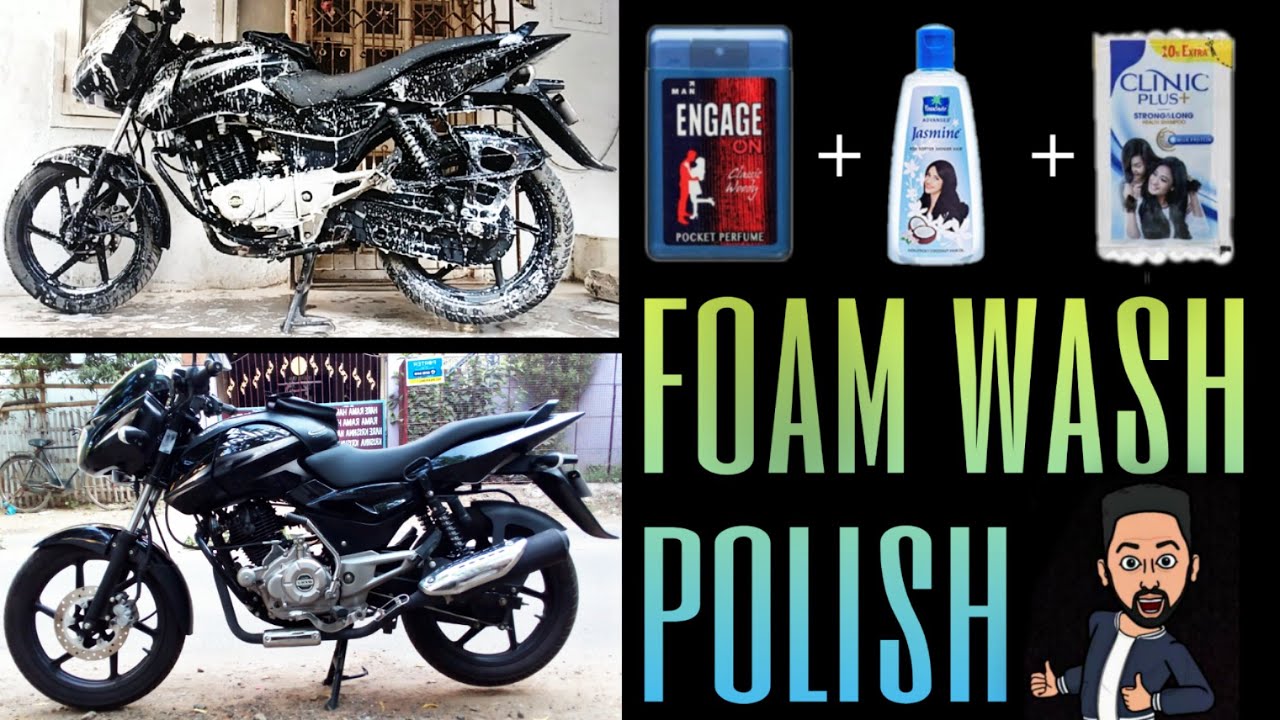 How to make Foam wash & Polish | Bike Water wash at home | Tamil
