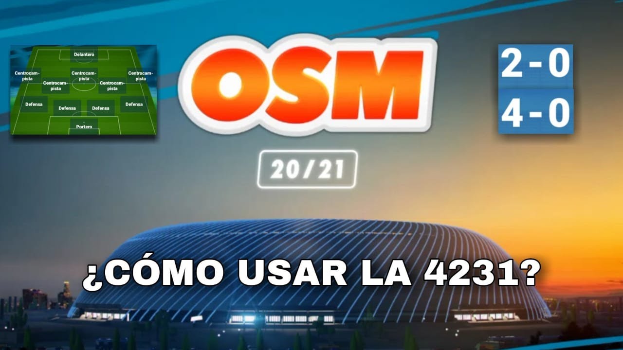 ¿CÓMO USAR LA 4231? | LAS MEJORES TÁCTICAS #1 | ⚽ OSM 20/21 ⚽