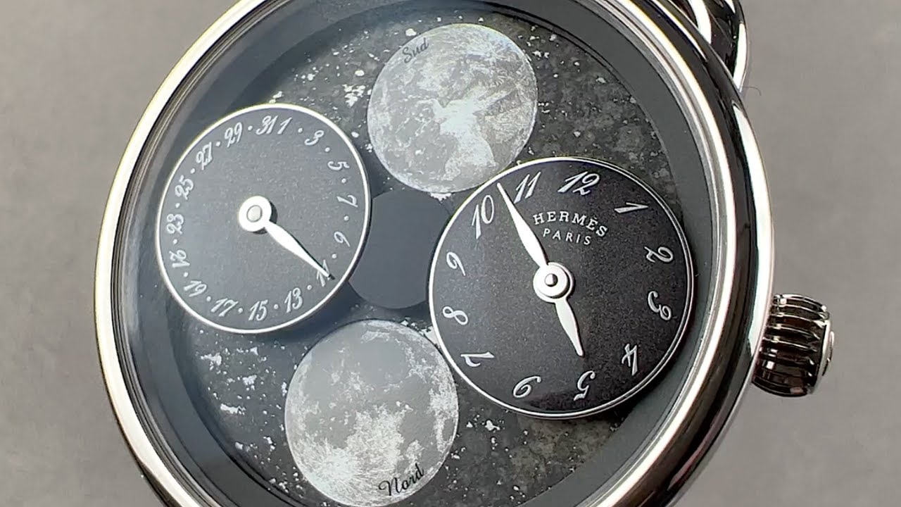 Hermes Arceau L'heure De La Lune Meteorite Edition Hermes Watch Review