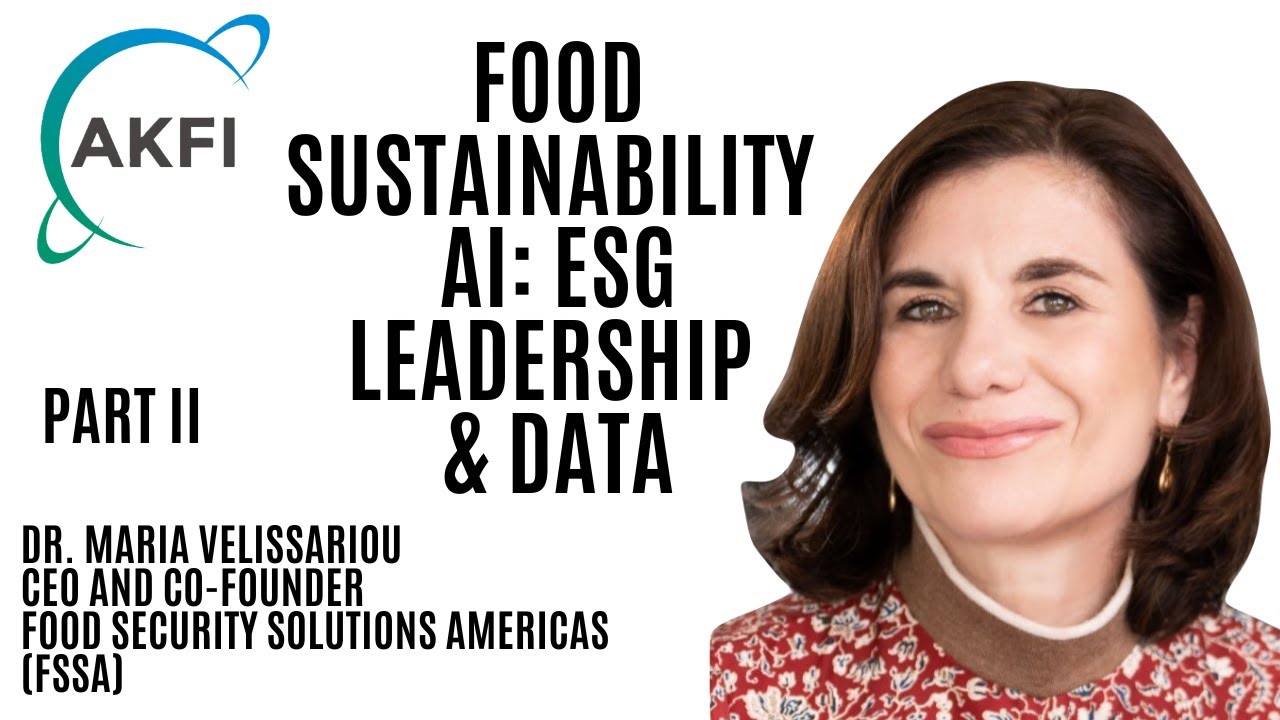 Food Sustainability AI: ESG Leadership & Data - Part II