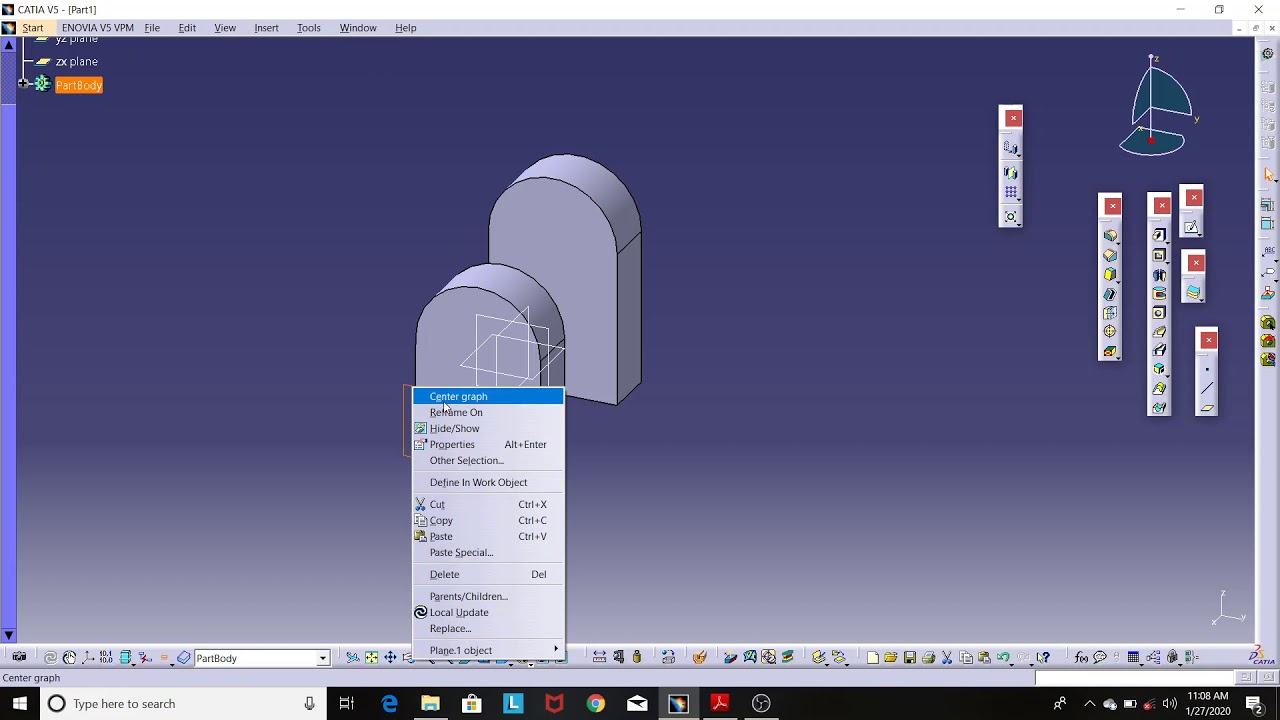 1. Wireframe and Surface Tutorial Catia V5: Creating Wireframe Construction Elements
