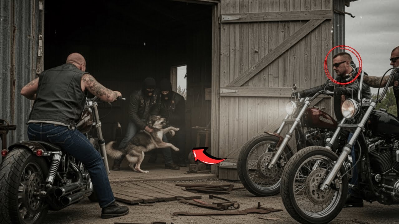 Sie nahmen meinen Hund und sagten, sie würden ihm etwas antun. Die Reaktion der Biker lähmte...