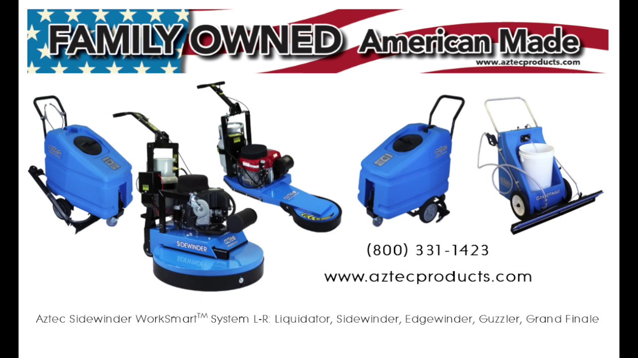 Labor Savings with the Aztec Sidewinder WorkSmart System - Made in USA