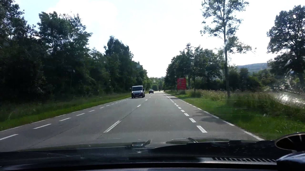 The Last Mile of the Journey to Spa Francorchamps and Camping L'eau Rouge