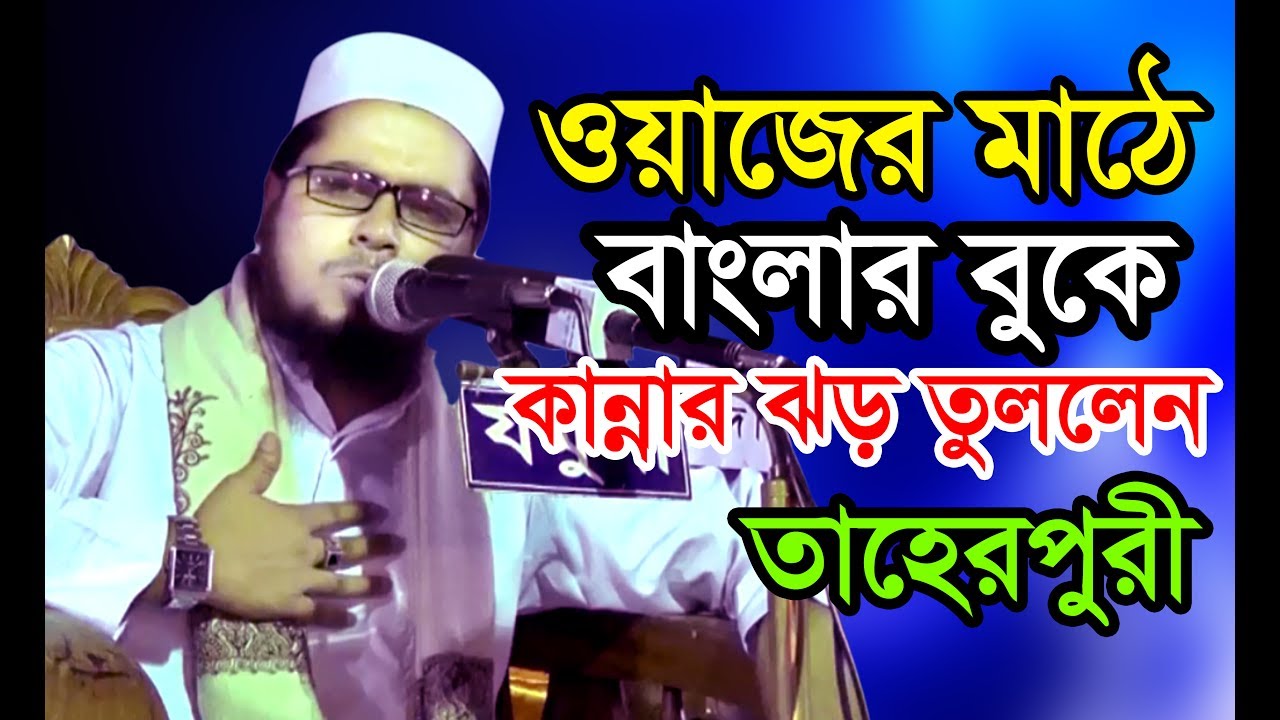 Bangla Waz 2017 Ramadan কান্নার ঝড় দেখুন Mawlana Delwar Hossain Taherpuri Dhaka