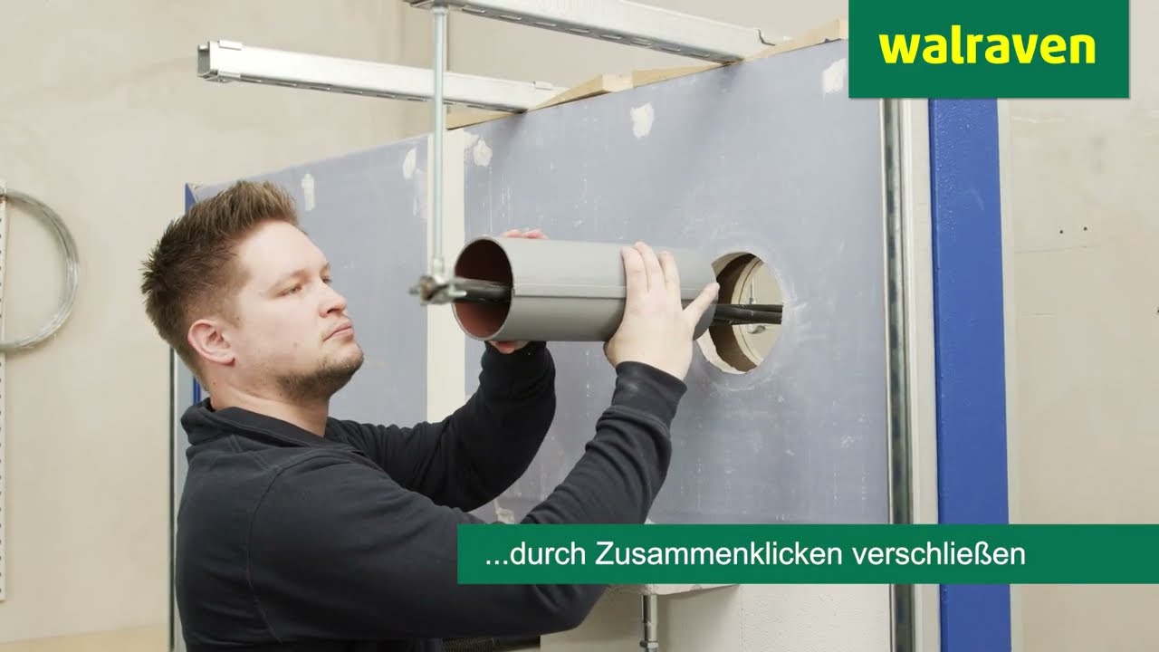 Walraven Pacifyre® Cable Tube Brandschutzröhre - Einbauvideo