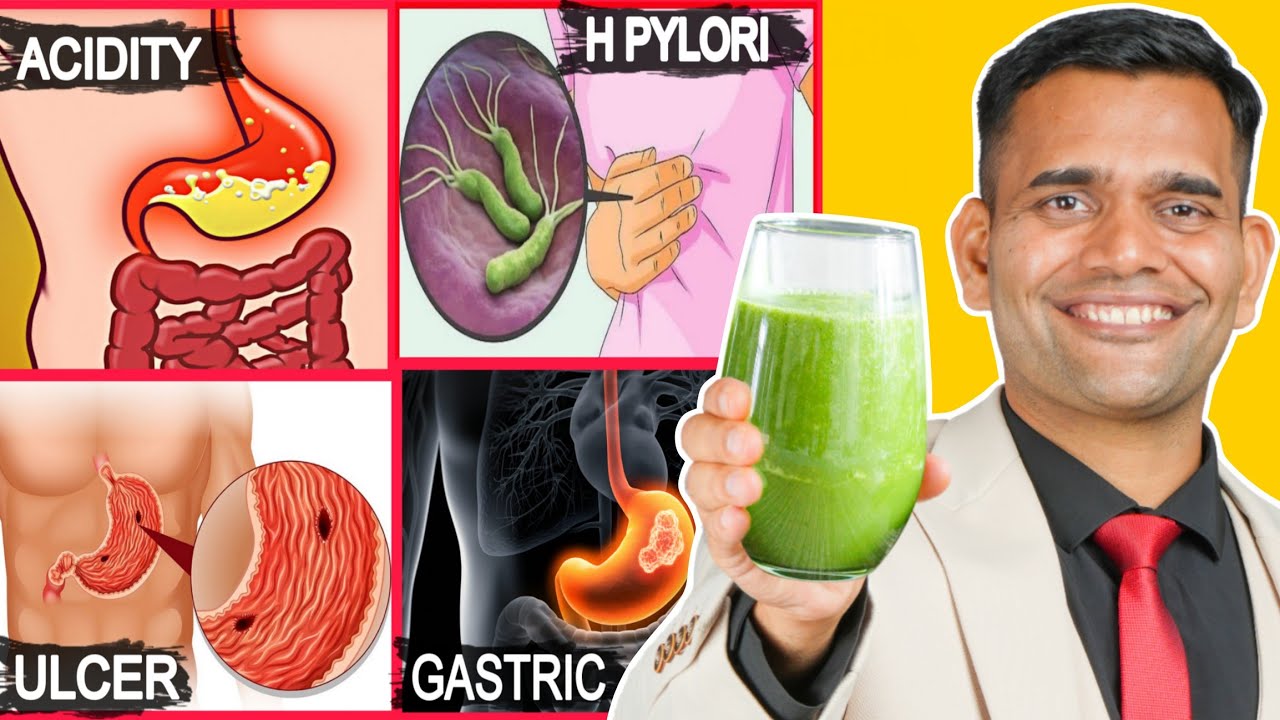 1 стакан в день избавит от язвы желудка и H. Pylori естественным путем | Натуральное лечение язвы...
